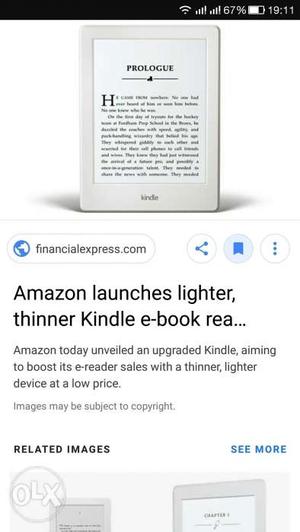 Kindle for sale.
