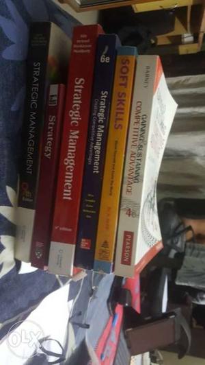 Lots of management books