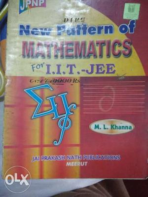 ML Khanna mathematics for JEE