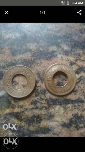 Old one pice coins