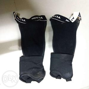 Pair Of Black Nivia Brace Socks