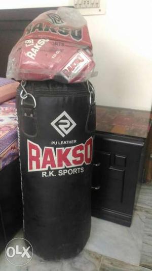 Rakso Boxing Kit With Gloves. Almost New.