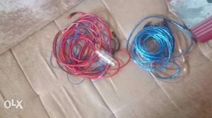 Red And Blue Electric Cable