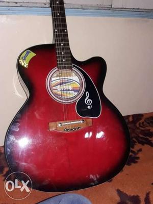 Redburst Single-cutaway Acoustic Guitar