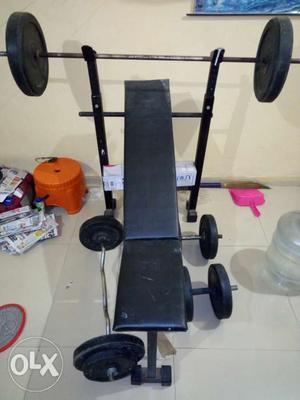 Sale this gym equipment 60kg weight and chest