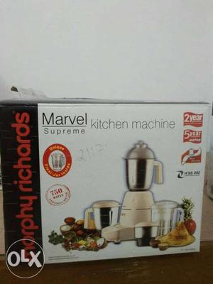 Silver And White Marvel Kitchen Machine Box