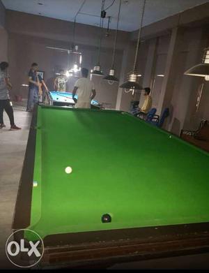 Snooker and pool tables