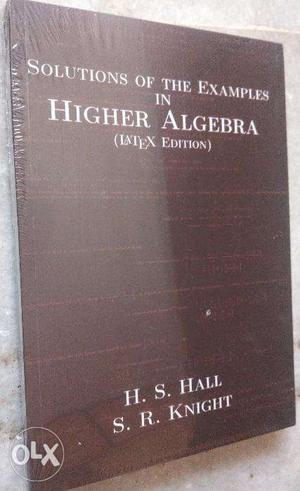 Solutions of Hall and Knight's Higher Algebra