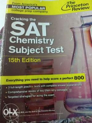 The Princeton Review SAT Chemistry 15th Edition Book