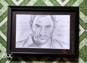 The sketch of MS DHONI. The one and only Captain