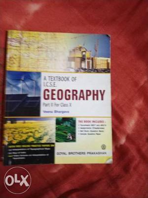 This is goyal brothers ICSE geography book price