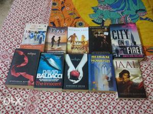 Varied genre of books. all for  only. if u