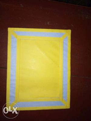 Yellow And Gray Plastic Board