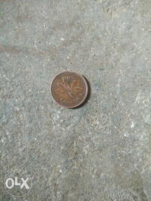 1cent Canada coin