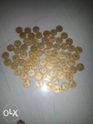 20 paisa coins each  rupees year  total