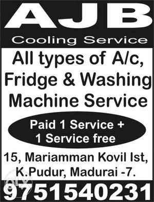 AJB Cooling Service Advertiement