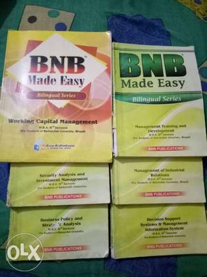 BNB Made Easy 3rd semester MBA Books at nominal