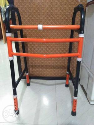 Black And Orange Walking Frame Brand New, No scratch and No