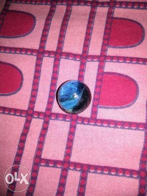 Blue And Black Marble Ball Toy