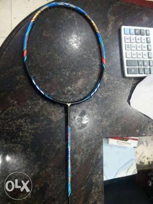 Blue And Red Badminton Racket Frame