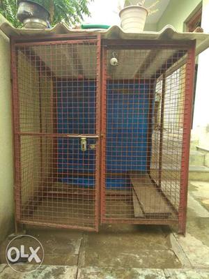 Dog Huge and comfortable cage 4.5 ×4 foot