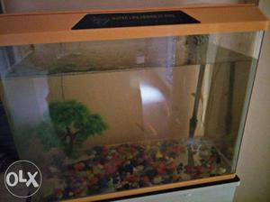 Fish tank with fish and trees electronic