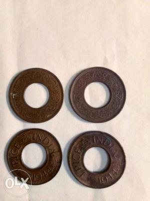 Four Holed Coins