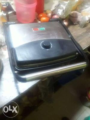 Gray And Black Panini Press