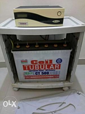 Inverter with Battery for sale. 4years old,