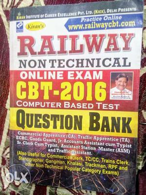 Kiran publications, CBT , Railway non tech