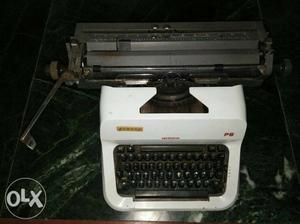 Marathi typewriter, godrej company with ink n