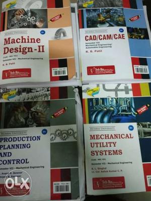 Mechanical engineering semester 7 textbooks (