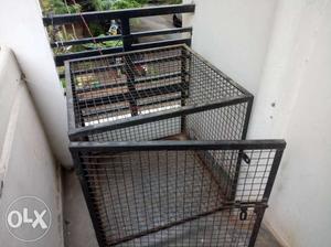 Strong Animal cage, 2.5 meters, perfect cube,