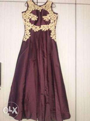 A beautiful long party dress in an excellent