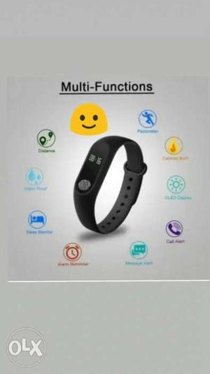 Black Xiaomi Mi Band 2(For sale unused)Fixed prise only.No