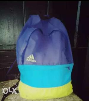Blue And Teal Adidas Backpack
