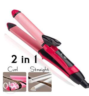 Features & details 2 in 1 hair straightnerCoated