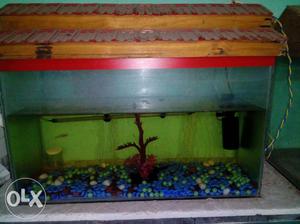 Fish tank 2.5 ft length, 1.5 ft height, 1width +