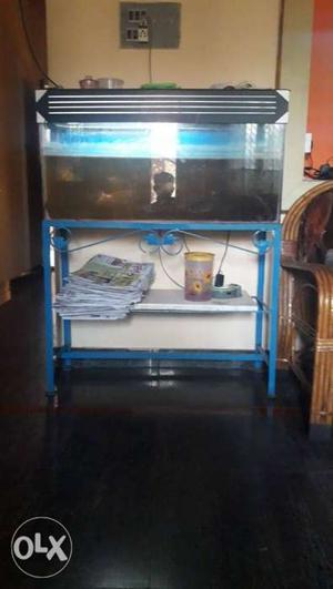Fish tank and iron stand for sale