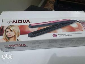 New Nova NHS-980 professional hair straightener.