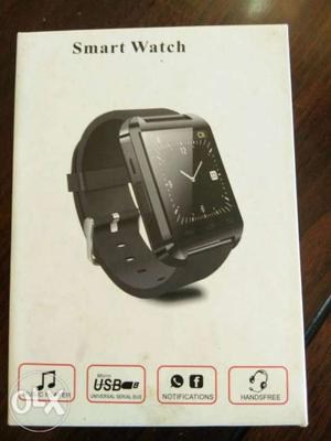 One month old Bluetooth smart Watch black color