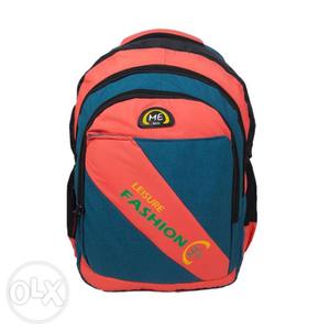 Pink And Blue Leisure Fashion Backpack