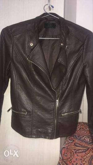 Pure leather jacket from ONLY. Size- 38 which is