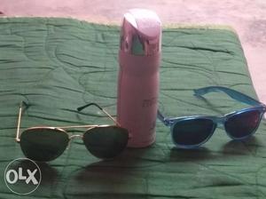 Reality body spray and two sunglasess
