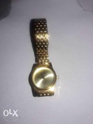 Sonata ladis watch fresh goodlooking gold