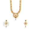 Traditional gold plated Long necklace set