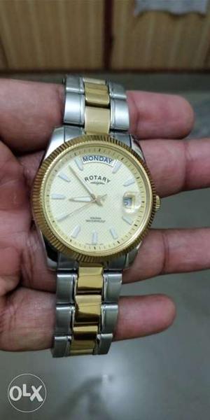 Used rotary quartz watch for sale with box