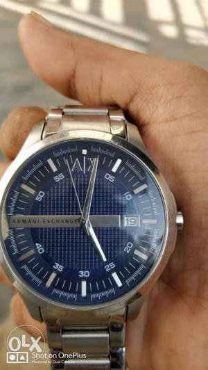 Armani watch for sale neatly used urgent for sale