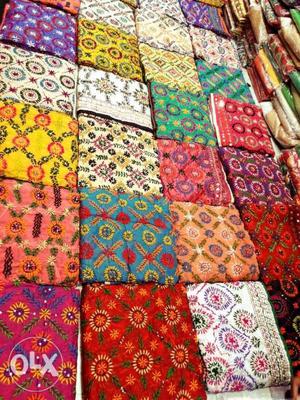 Fulkari work dupatta in all colours.