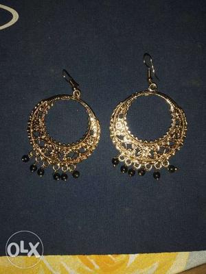 Gold-colored Chandelier Earrings